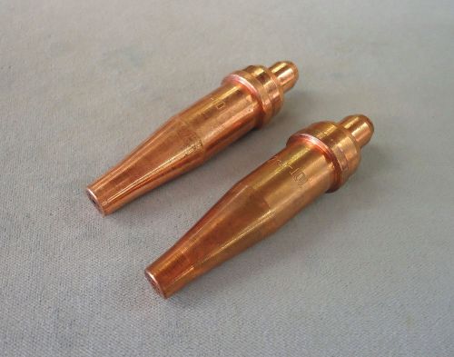 2 attc cutting torch tips (victor type) #2-1-101 &amp; #4-1-101 (unused) for sale
