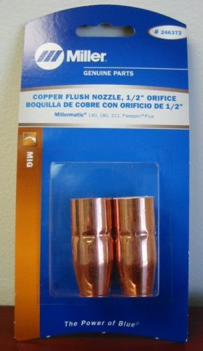 Miller genuine copper flush nozzle, 1/2&#034; orifice for mm140,180,211 2/pk - 246372 for sale