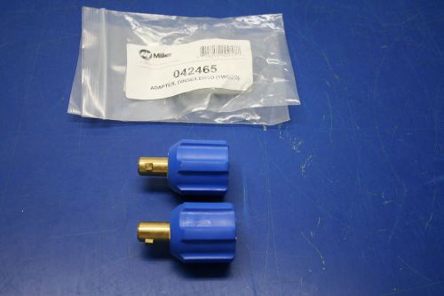 Miller 042465 Dinse / Lenco ( tweco ) Adapter Lot of 2 New in open package