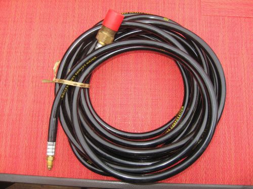 Union carbide linde power cable 25 foot 41v29 hw .18 welding torch power cable for sale