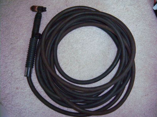 Weldcraft wp-9f air-cooled tig torch body and 25&#039; hose for sale