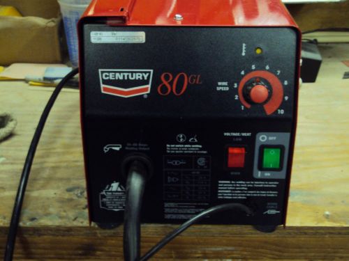 Lincoln/century flux core welder 80gl wire feed mig for sale