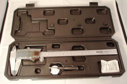 General tools1478 fraction plus digital fractional caliper stainless steel 8&#034;new for sale