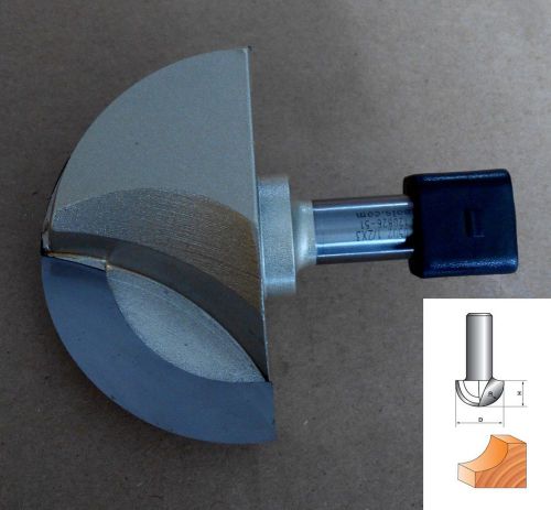 High quality round nose / core box bit 1/2&#034; shank  3&#034;diameter router bit for sale