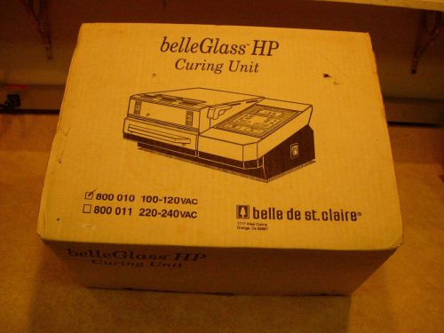 Belleglass hp curing unit  800 010 120vac  belle de st.claire for sale