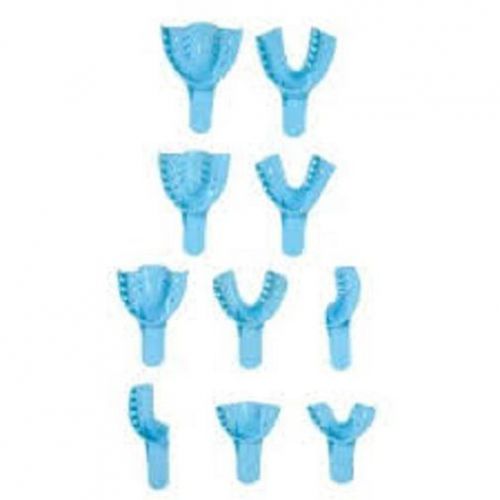 Impression trays perforated medium lower  #4 dental for sale