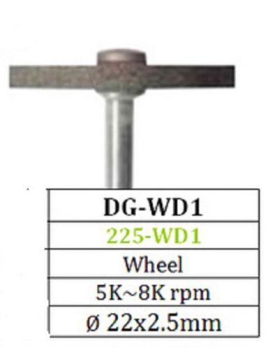 Diamond grinder wheel dg-wd1 coarse 22mm x 2.5mm for ceramics and soft alloys for sale