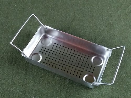 Unused sterilizer tray /w handles 9&#034; x 5&#034; x 1-3/4&#034; for sale