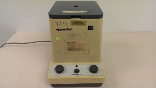 Eppendorf 15000 RPM Centrifuge 5414 including Rotor made in Germany