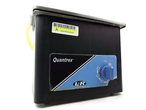 L&amp;r quantrex q140 tabletop ultrasonic dental instrument bath cleaner w/ lid for sale