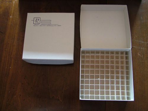 Cardboard Cryoboxes for Vial Sample Storage 14 mm x 14 mm 81 slots