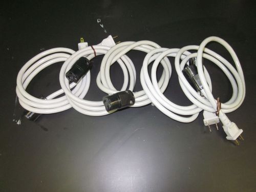 Glas col small heating mantle power cords lot of 5