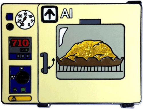 AI Vacuum Oven Inspired Hatpin in Tan Color Degassing Chamber Purging