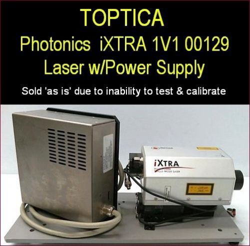 Toptica ixtra - 300mw raman - 20mhz narrow line - infrared research laser for sale