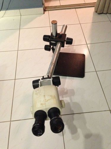 Leica s4e scienscope microscope w/ boom stand for sale
