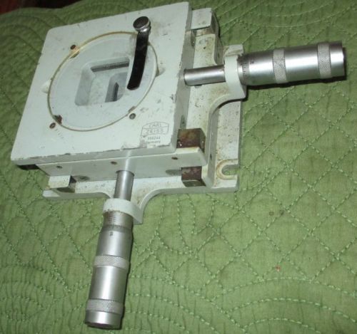 Carl Zeiss  XY Toolmakers Microscope Stage