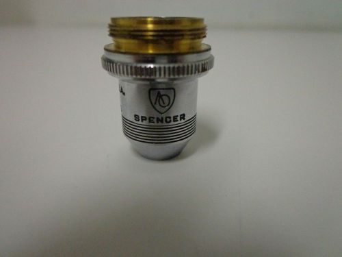 American Optical 10X N.A. .25 1076 Microscope Lens/Objective ~FREE SHIPPING~
