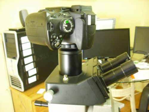 Canon EOS bayonet adapter to NIKON MICROSCOPE phototube ISO38 Leica Wild Leitz