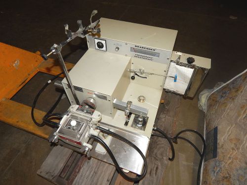 C.w. brabender fa/r-2 farinograph resistograph with s-50 mixing/measuring head for sale