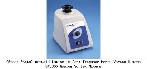 Troemner Henry Vortex Mixers 945300 Analog Vortex Mixers Laboratory Apparatus