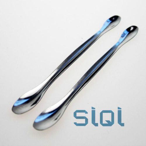 2PCS MICROSPOON w/ PLASTISOL HANDLE Stainless steel spoon