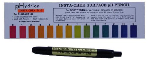 Hydrion Insta-Check 0-13 Mechanical pH pencil Each