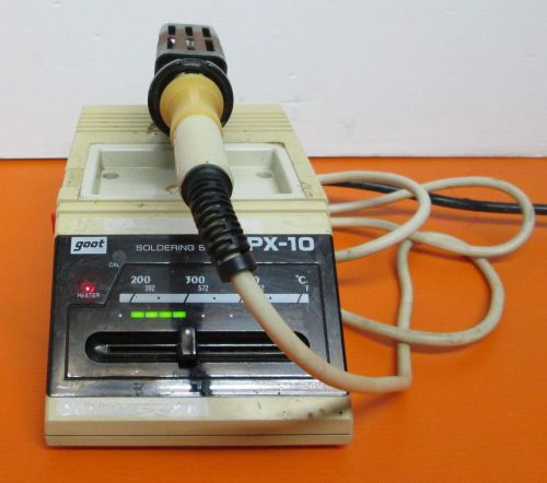 GOOT SOLDERING STATION PX-10 WITH GOOT SOLDERING IRON