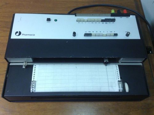 PHARMACIA - Code #19-8001-01, 1- Channel, Flatbed Chart Recorder