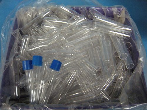 Plastic lab test tubes 95mm x 15mm lot of 319 for sale