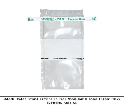 Nasco bag blender filter pk100 b01488wa, unit cs laboratory consumable for sale