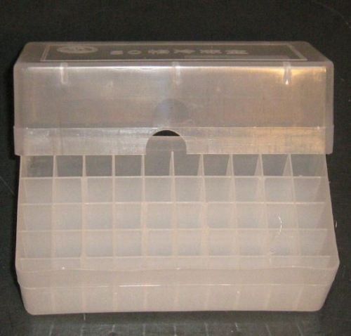 Freezer Plastic Storage Box 5x10 50 Positions  for Centrifuge Cryogenic Tubes an