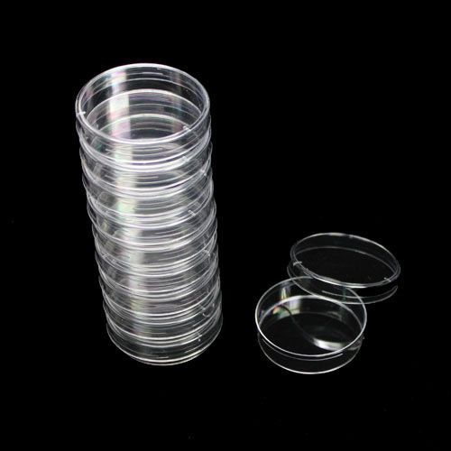 A pack of 10pcs sterile culture dishes 60x15mm polystyrene petri dishes 55x15mm
