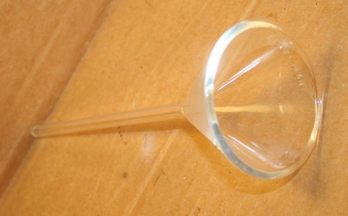 Pyrex glass funnel, 60 degree top, 2.75 inch diameter, usa made, pf3 for sale