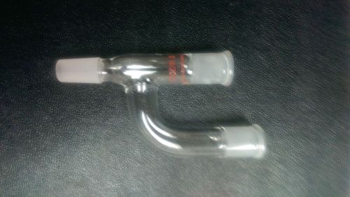 Bantam-ware glass 3-way connecting claisen distilling adapter 14/20 joints for sale