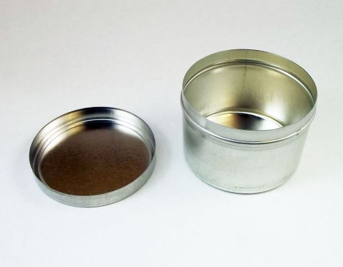 (CS-575) ELLISCO Inc. 4 oz Ointment tins Labelstick Cans