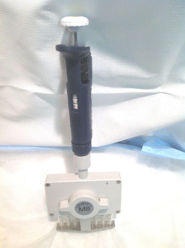 Gilson Pipetman Pipette P-200-M8 8 -channel Adjustable Volume P200 20-200 ul #6