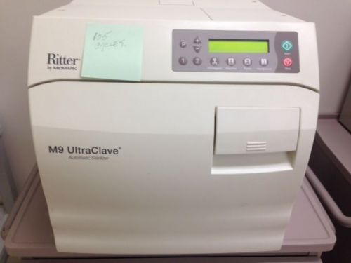 Midmark RITTER M9 Ultraclave Automatic Sterilizer Autoclave #M9-022 Warranty