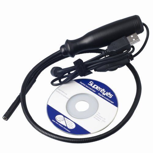 Waterproof Mini 7mm USB Flexible Inspection Camera Digital 200X Microscope Endos