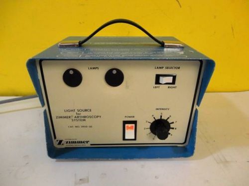 Zimmer Light Source for Arthroscopy System Cat No 3950-50 Used Condition