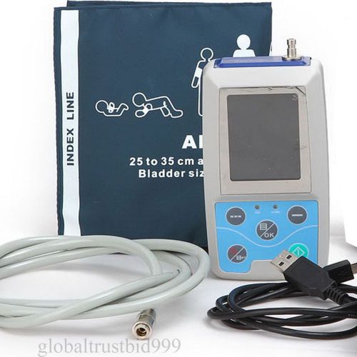 24 hours ambulatory blood pressure bp monitor holter abpm2 adult child big cuff for sale