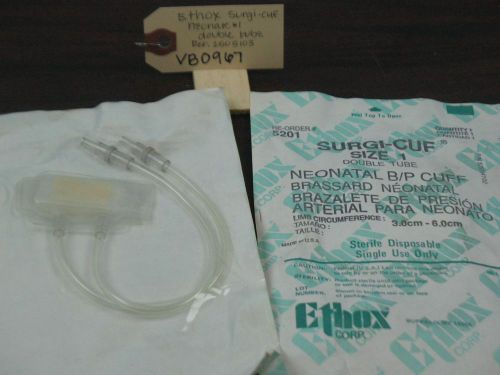 Ethox Surgi-Cuf Neonate #1 BP Cuff Double Tube  Ref: 2505103