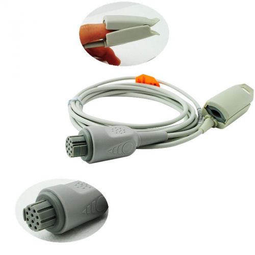 New 10 pin adult finger clip spo2 sensor probe round  compatible datascope for sale