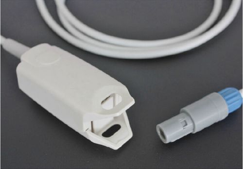 Compatible mindray 6 pins adult clip spo2 sensor, 3m/10ft, ylq0429f for sale
