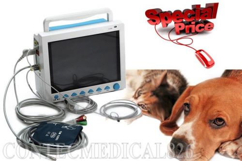 New icu ccu veterinary/animal/pet patient monitor,6-parameters, cms8000-vet for sale