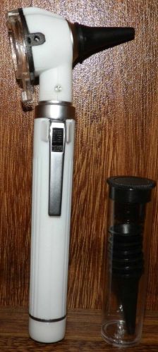 Fiber optic mini otoscope diagnostic set,(white)bright &amp; whitest led ilumination for sale