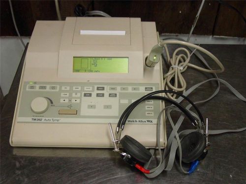 Welch allyn tm262 autotymp tympanometer audiometer v-4  gsi 38 - tm 262 for sale