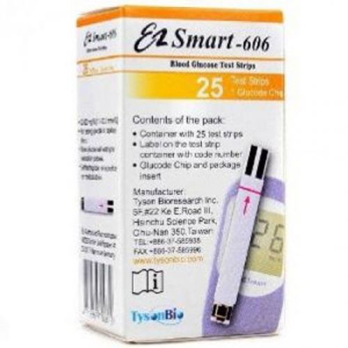 EZ Smart 606 Glucometer test strips25 Strips BGM07