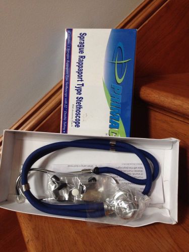 Royal Blue SPRAGUE RAPPAPORT dual head Stethoscope - DS 9295