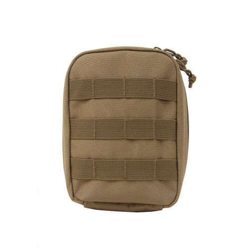 First Aid Pouch - MOLLE Tactical Trauma Style, Coyote Brown by Rothco