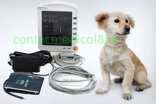 Vet portable icu ccu patient monitor cms5100 for spo2,nibp,pulse rate veterinary for sale
